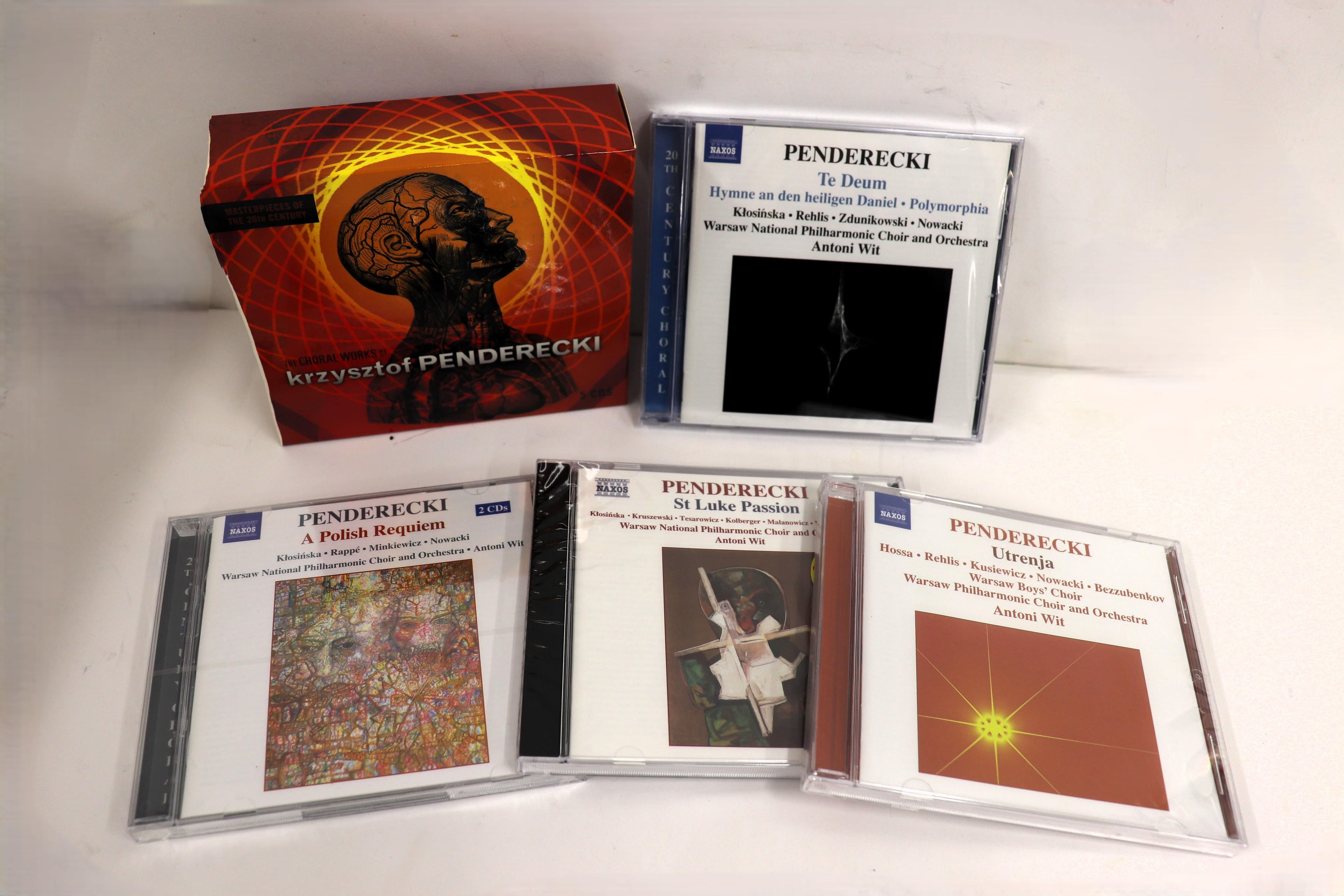 CD KRZYSZTOF PENDERECKI Choral Works Of Krzysztof Pendereck 8505224 NAXOS 2009 US Classical Used