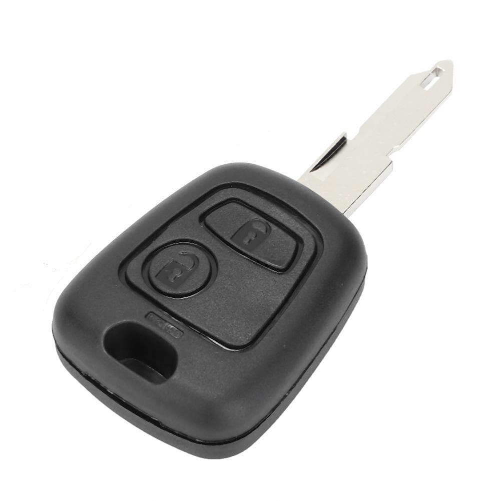 2 Buttons Key Shell Car Key Case Cover Replacement Accessory Fit for Peugeot 206 306 307
