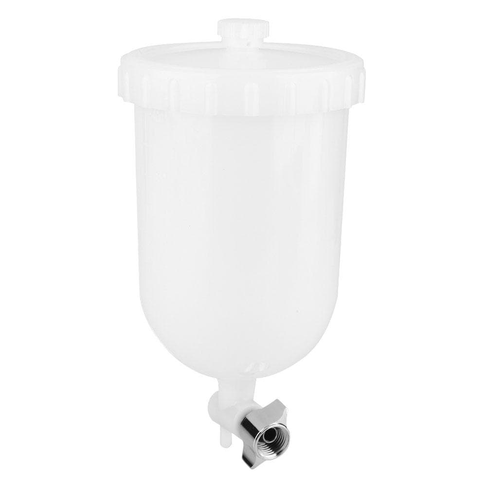 400ml Spray Gun Pot Side Feed Plastic Paint Cup for W101 W71 R2 K2 F2 Spray Gun