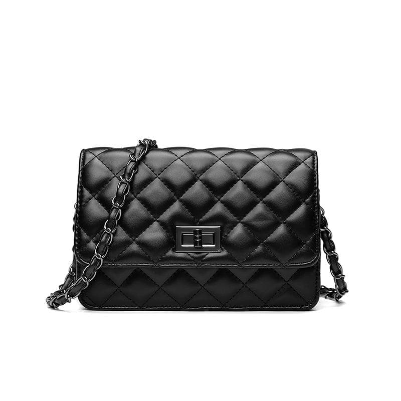 Spring Women's Bag Simple Fashion Easy To Take Diamond Lattice Chain Small Square Bag Single Shoulder Oblique Span Small Bag