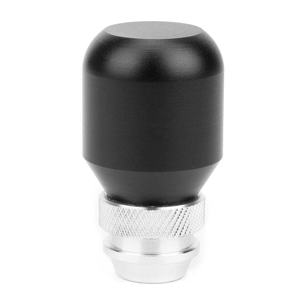 Telescopic Gear Knob Universal Adjustable Frosted Aluminum Alloy Black Upgrade Shift Head