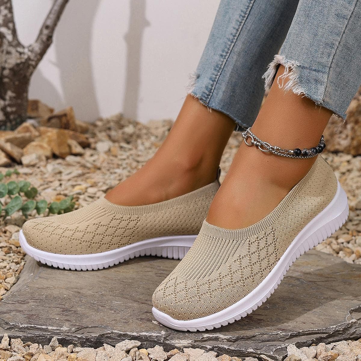 Women's Shoes 2025, Women's Casual Shoes, Mom Shoes 41 khaki
