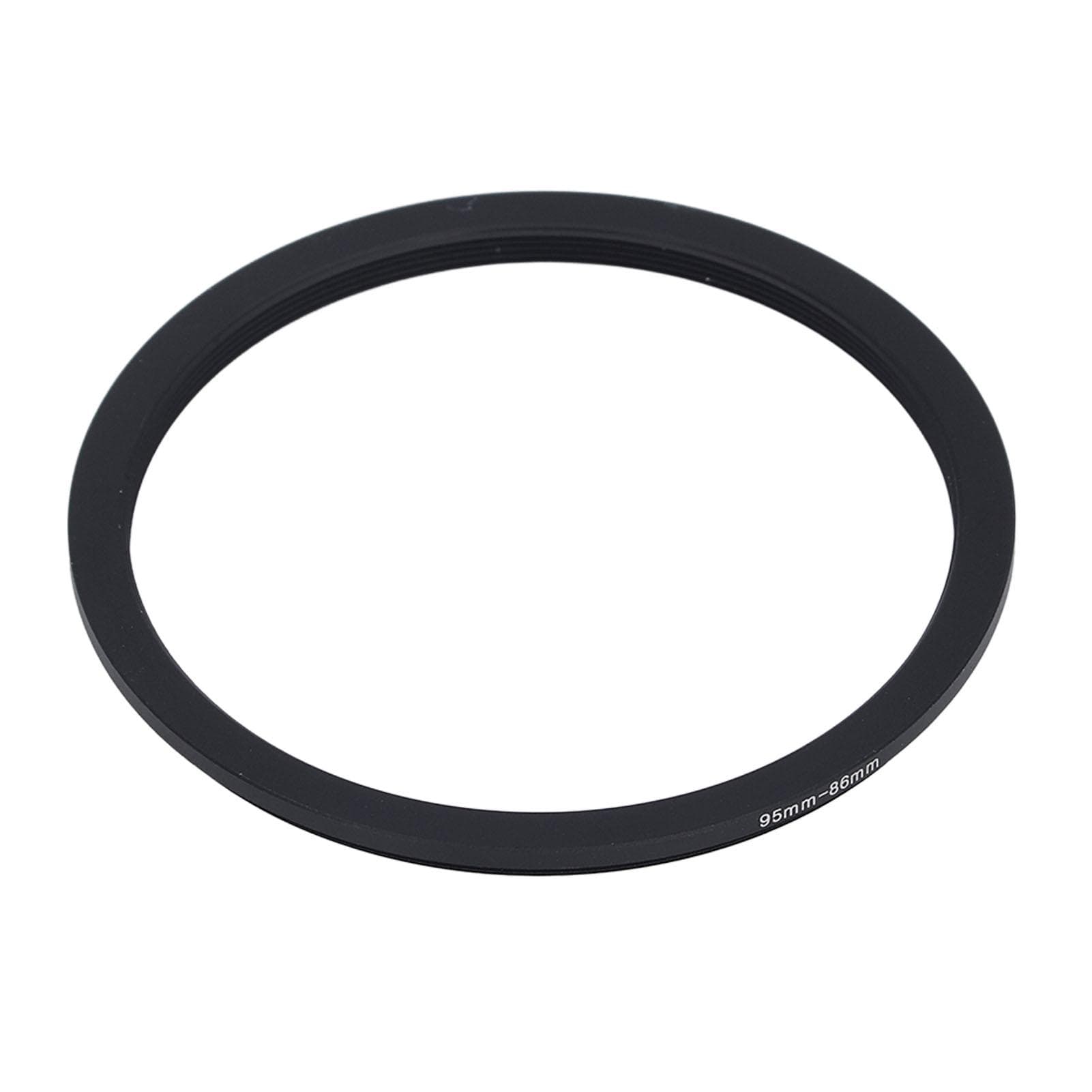 Filter Adapter Ring 95mm to 86mm Aluminum Alloy Threaded Lens Filter Adapter Ring for Camera