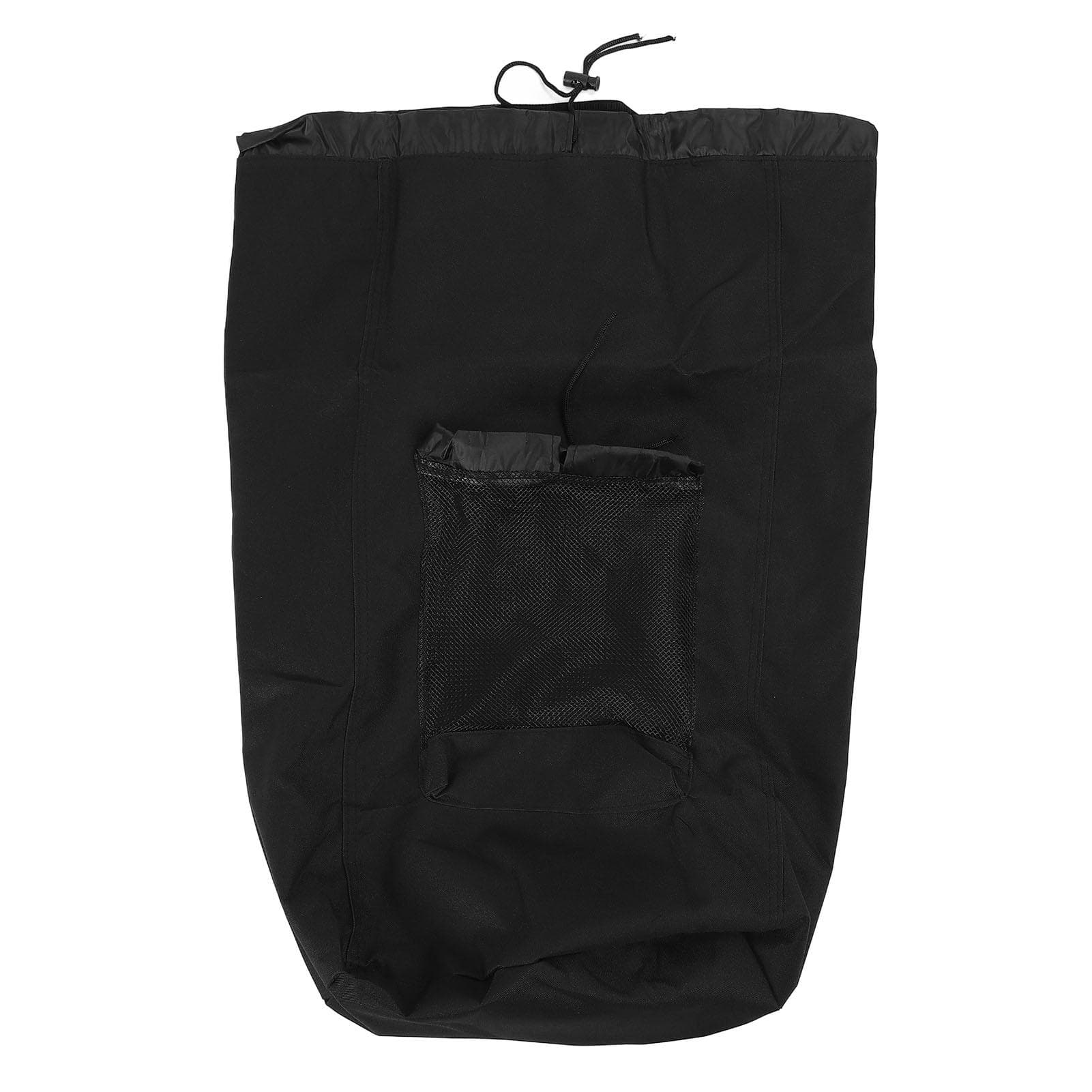 Backpack Laundry Bag Black 600D Oxford Cloth Water Proof Clothes Hamper Bag for Travel