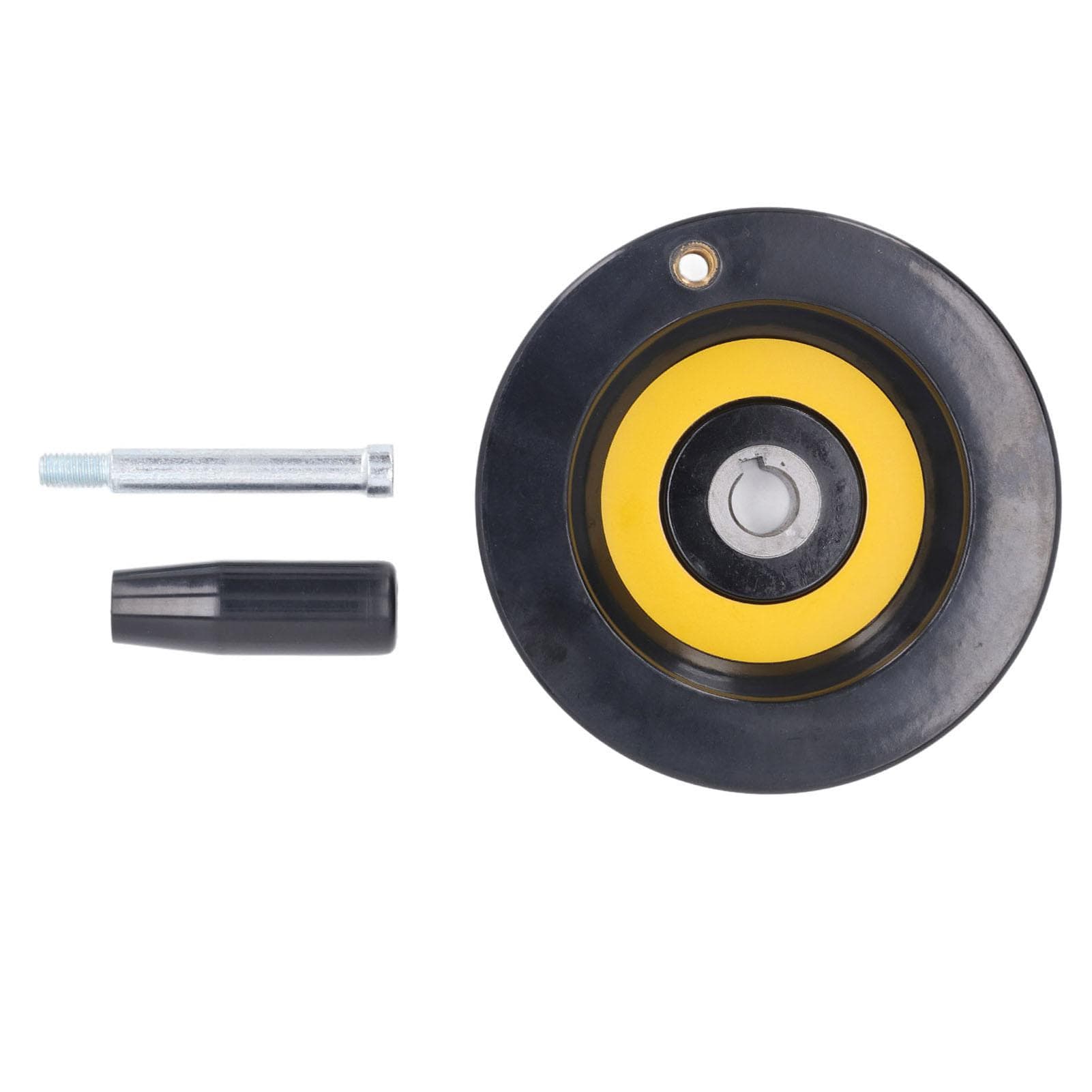 Table Saw Handwheel 14mm Center Hole 125mm Outer Diameter with Revolving Handle for Lathe Milling