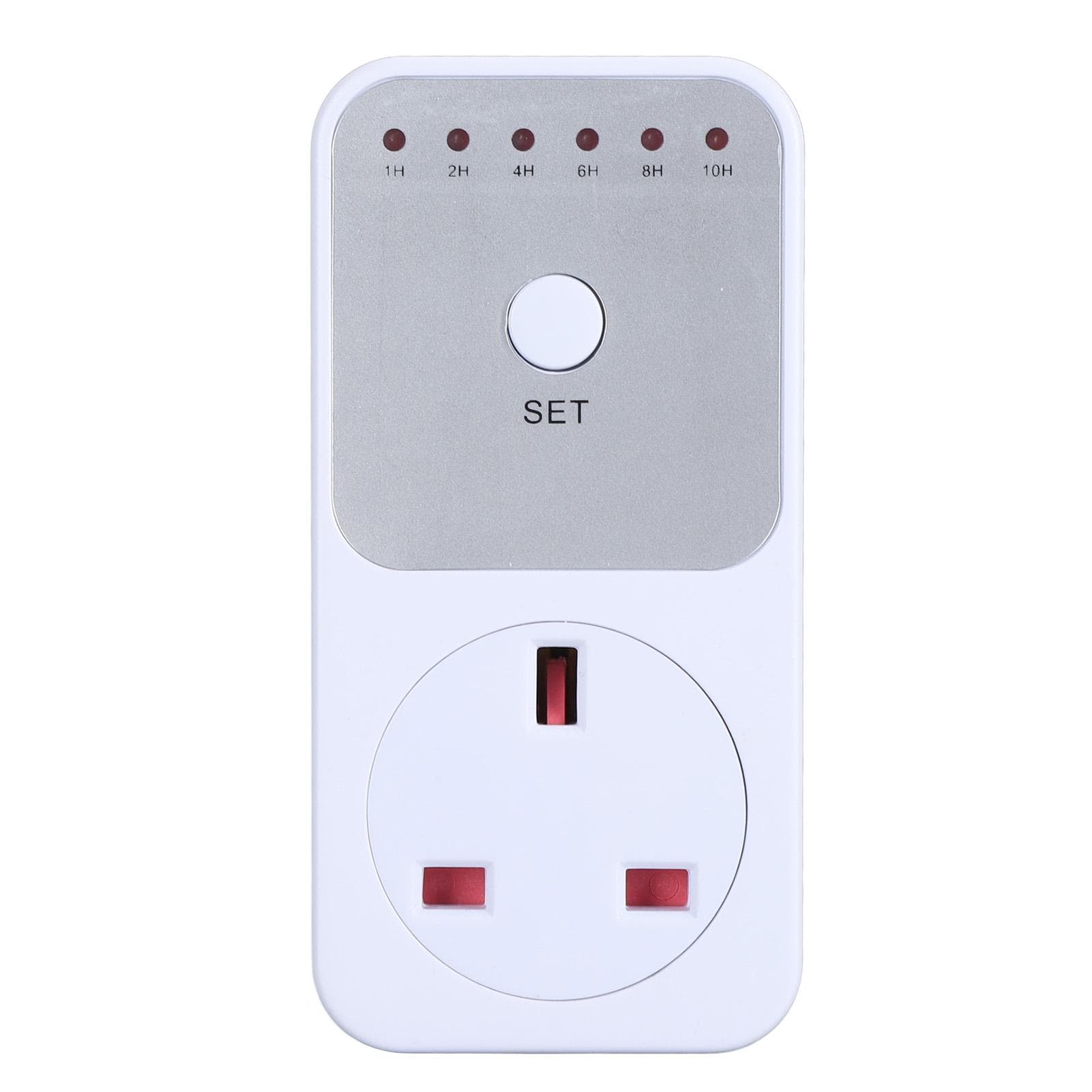 Countdown Timer Socket 1 2 4 6 8 10 Hour Options Auto Shut Off Outlet Countdown Timer for Lamps UK Plug