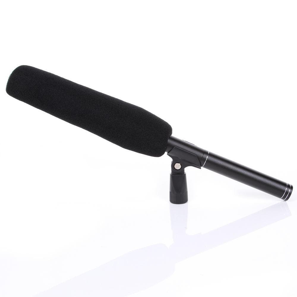 Super Uni-Directional Condenser MIC Microphone for Interview black
