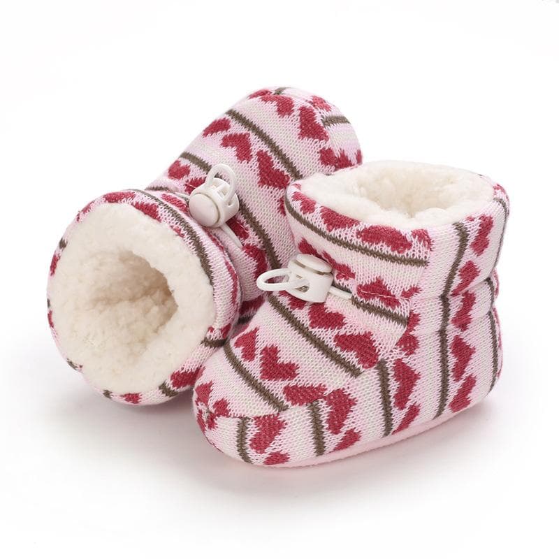 Autumn and winter 0-1 year old male and female baby cartoon snow boots soft cloth sole toddler Inner length 11cm/68g