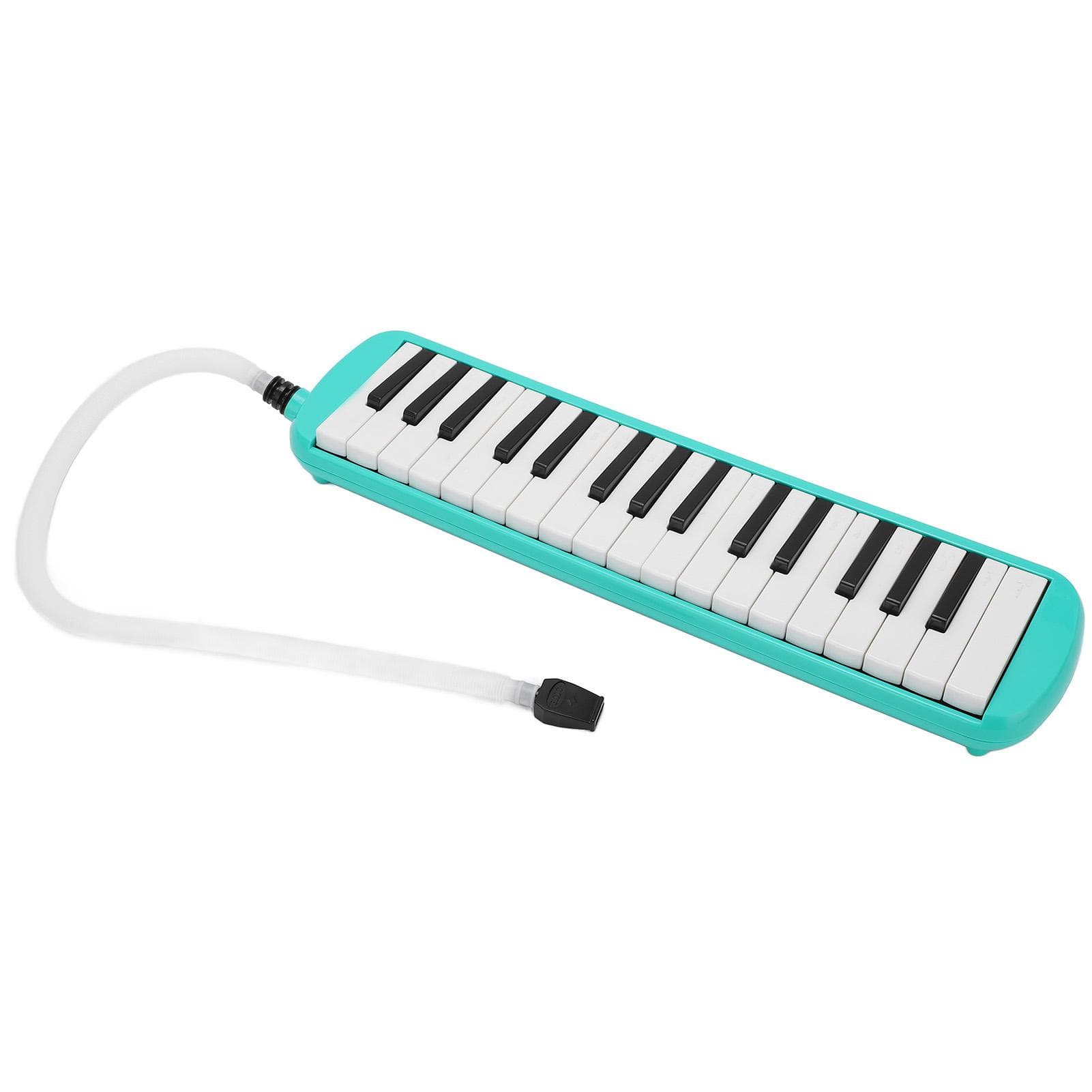 Air Piano Keyboard 32 Key Professional Mouth Pianos Melodica with Short MouthpieceGreen green