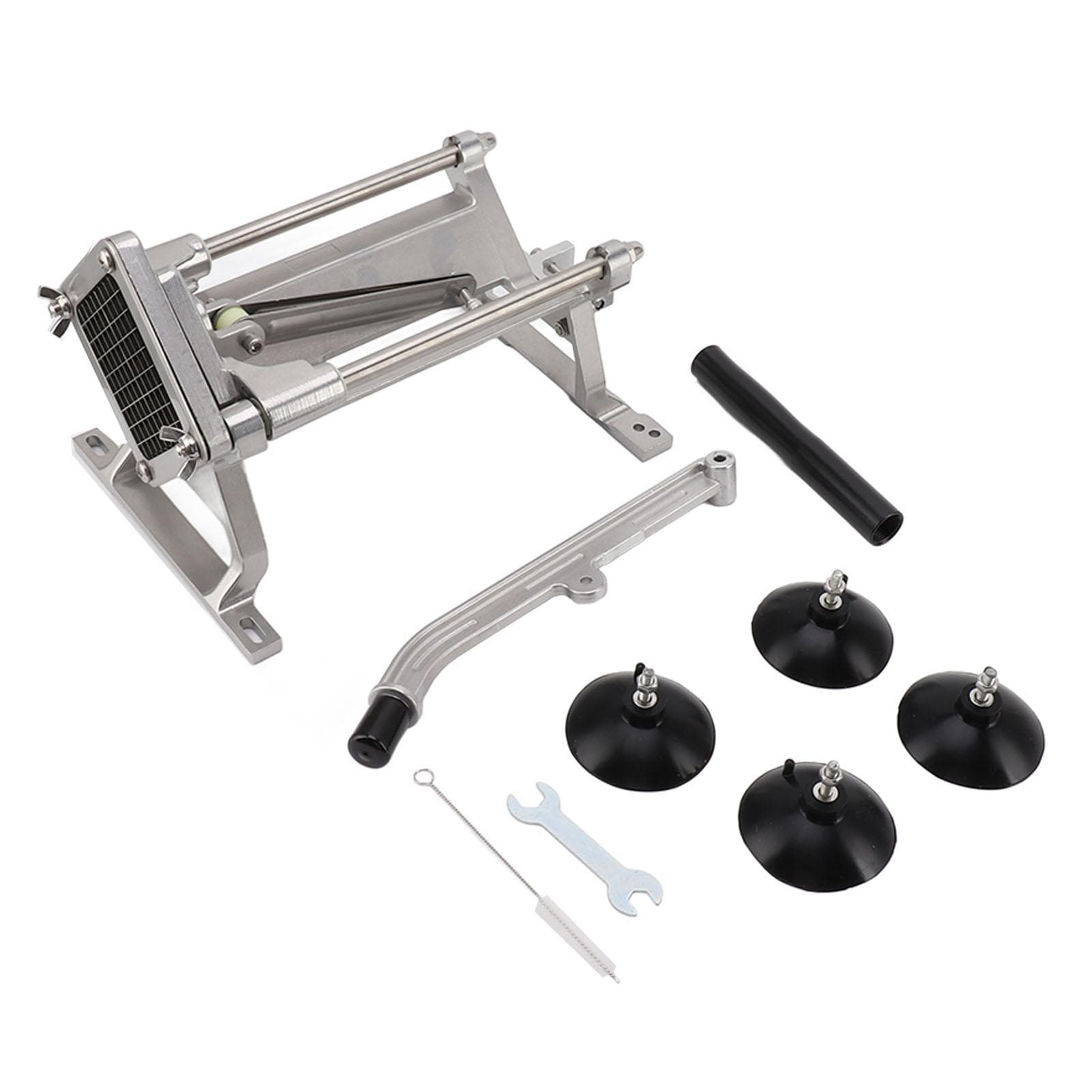 French Fry Cutter Professional Manual Stainless Steel Potato Cutter for Veggies Onions Carrots 6.5mm/0.26in