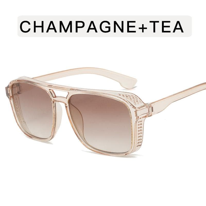 New Dotted Honeycomb Frame Glasses Steampunk Ocean Sunglasses Trendy Fashionable Sunscreen UV Protection