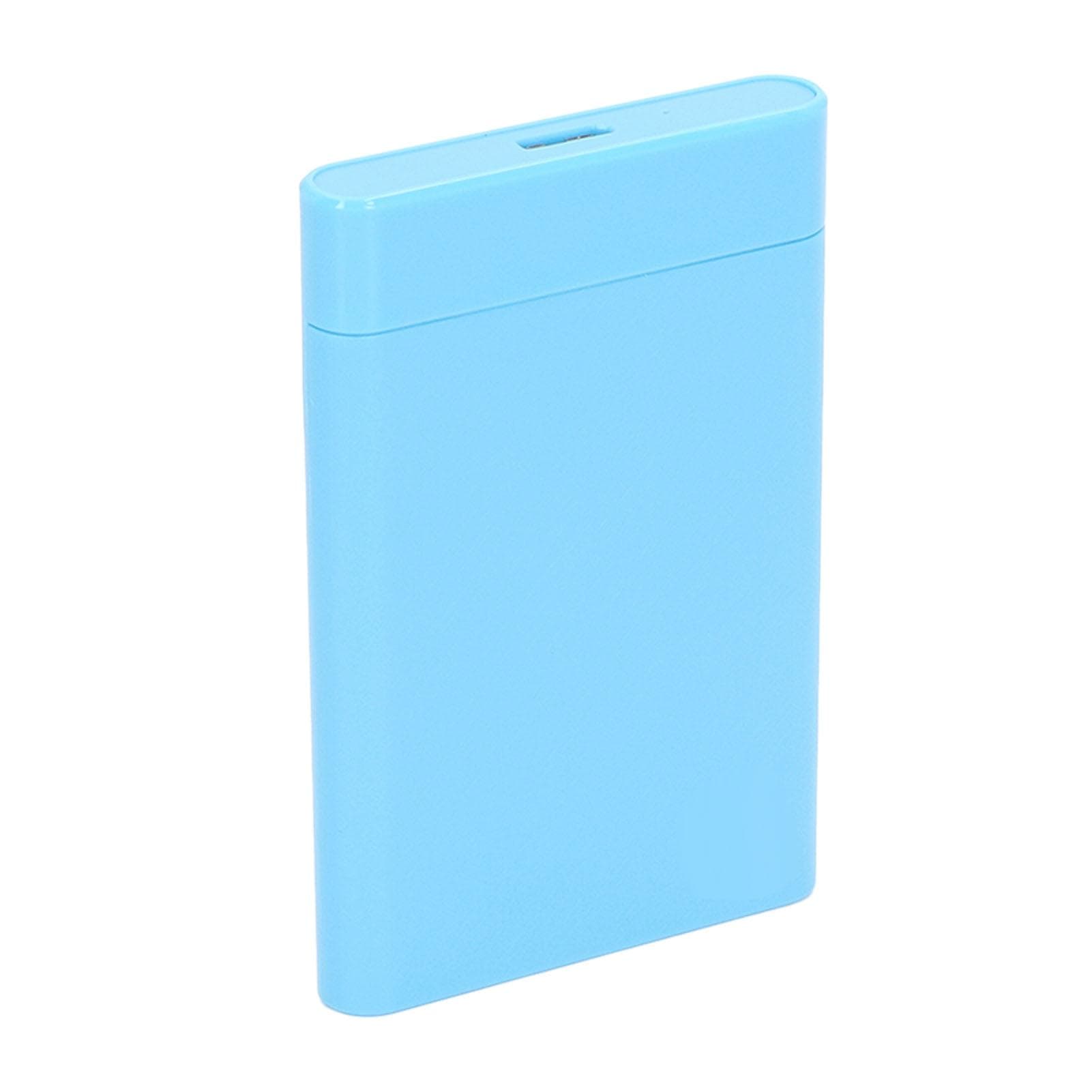 External Hard Drive 2.5 Inch USB 3.0 5Gbps High Speed Plug and Play Compact Mobile Hard Disk for 320GB blue