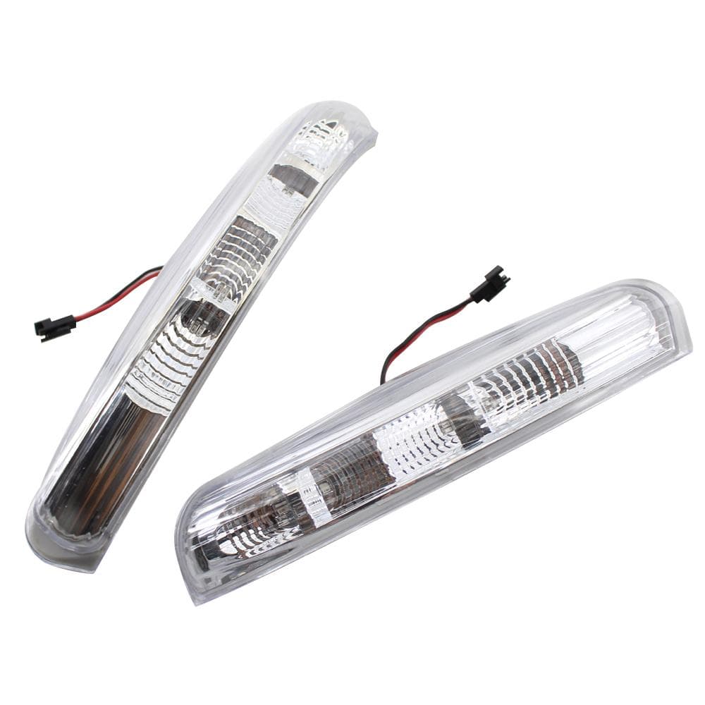 1 Pair Car Rear View Mirror Turn Signal Light Side Mirror LED Lamp Replacement for Chevrolet white