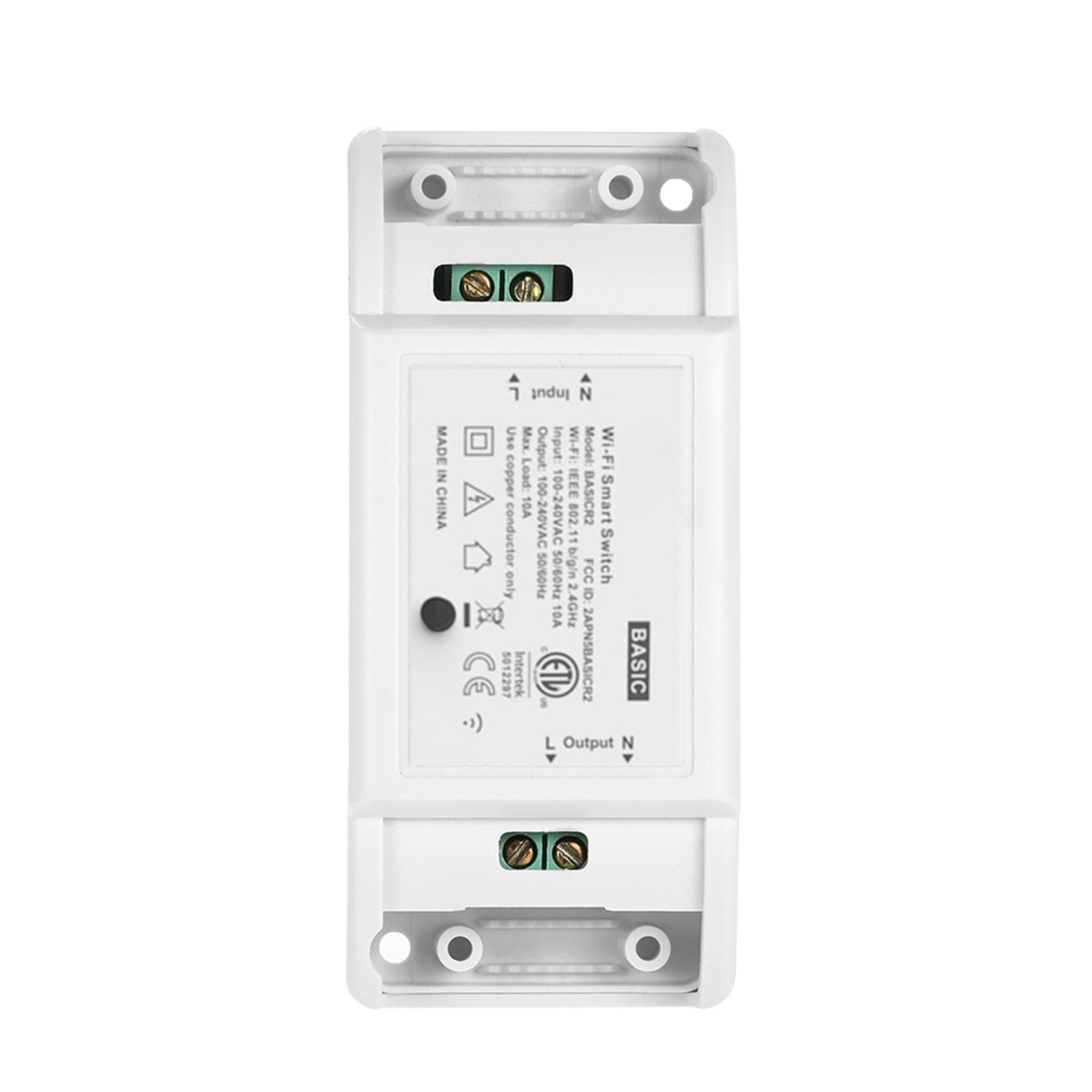 Basic Wifi Switch Works with Alexa for Google Home Timer 10A/2200W Wireless Remote Switch for white