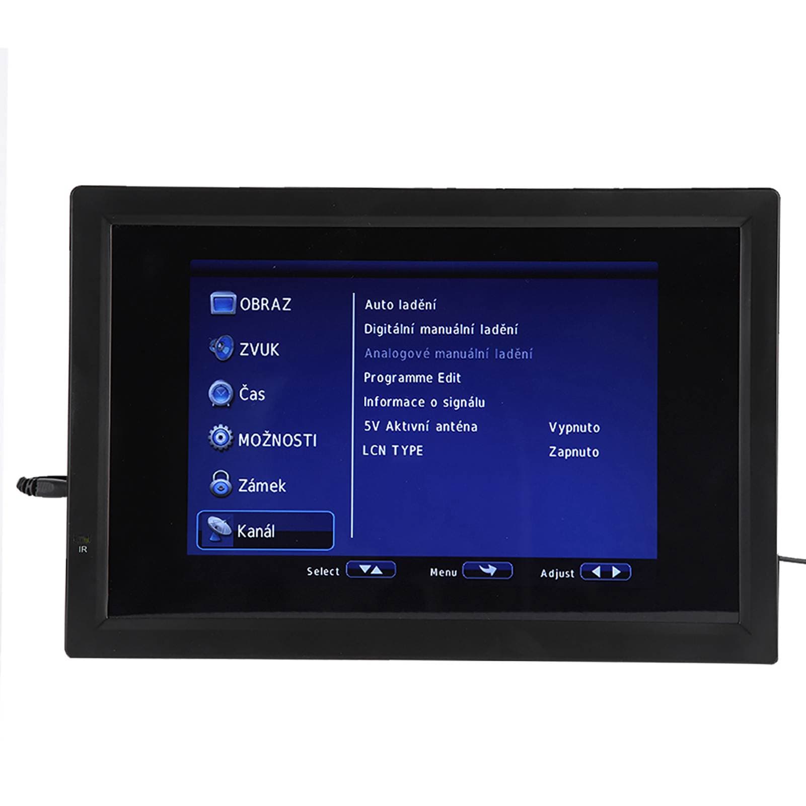 LEADSTAR 14  Digital Portable USB TV Television 1080P PVR DC12V UK Plug black