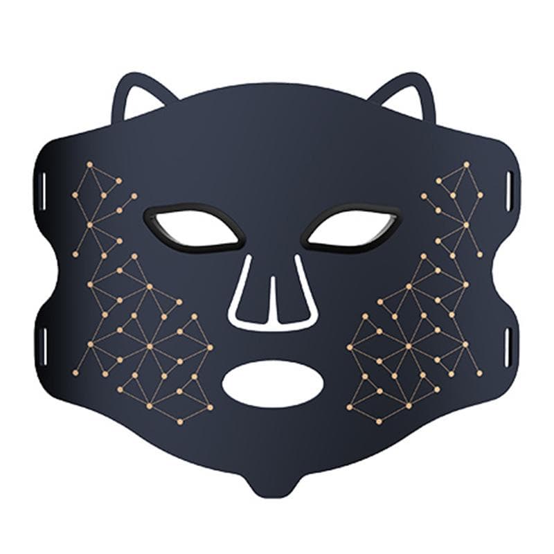 The New Photon Skin Rejuvenation Beauty Mask Lifts and Tightens Acne LED Red and Blue Silicone Mask Beauty Instrument black