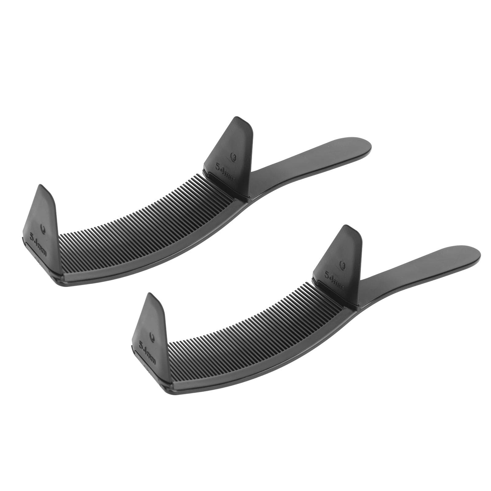 2Pcs Curved Barber Comb Adjustable Professional Positioning Comb Hair Cutting Styling Tool