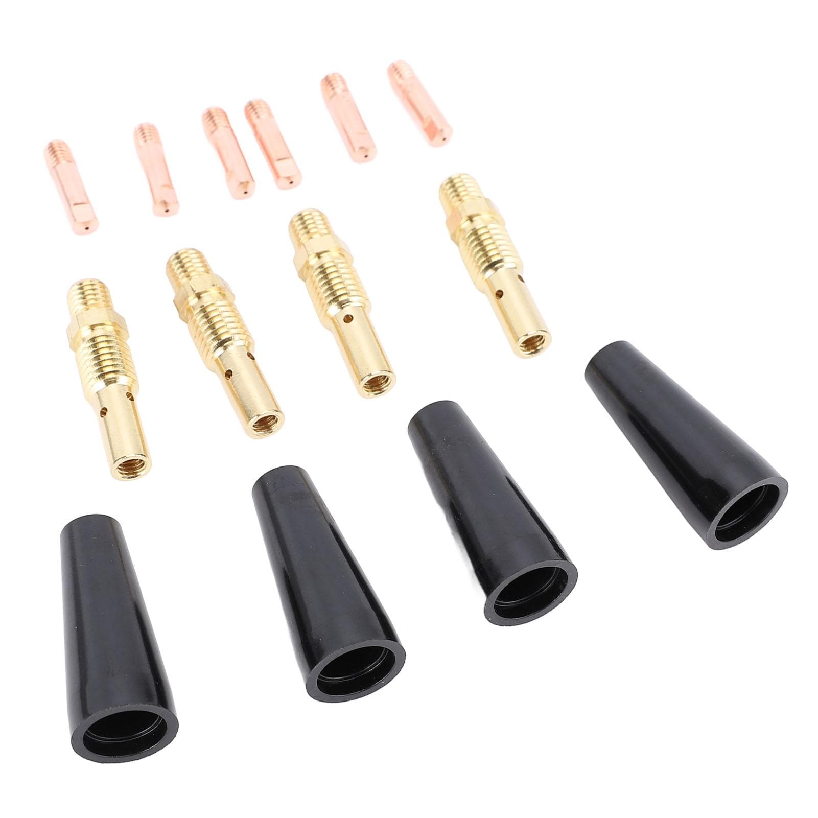 48 Pcs Set Flux Core Gasless Nozzle Kit MIG Welding Gun Accessory KP19391 Flux Core Nozzles 0.9mm