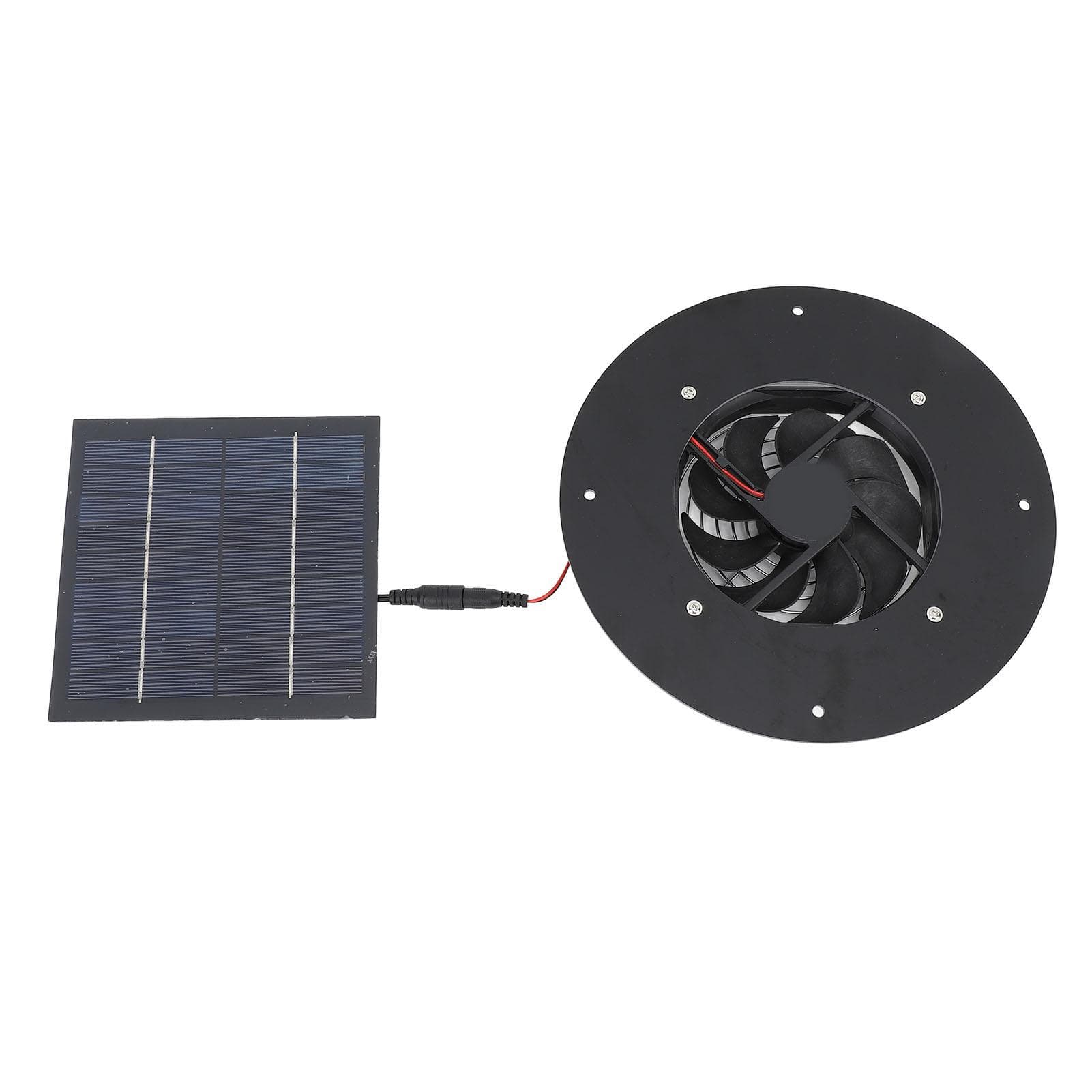 Solar Powered Exhaust Fan 10W Solar Panel High Efficiency Low Noise Solar Ventilation Fan for