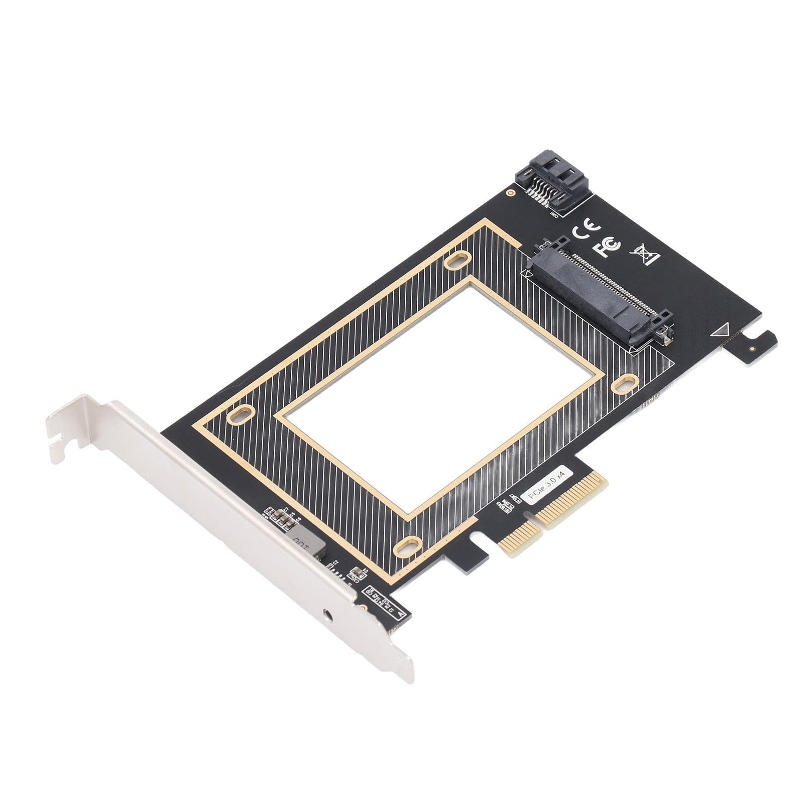 U.2 PCIE Expansion Card PCB PCIE3.0x4 to U.2 SFF 8639 Adapter Card for 2.5 Inch Hard Drive