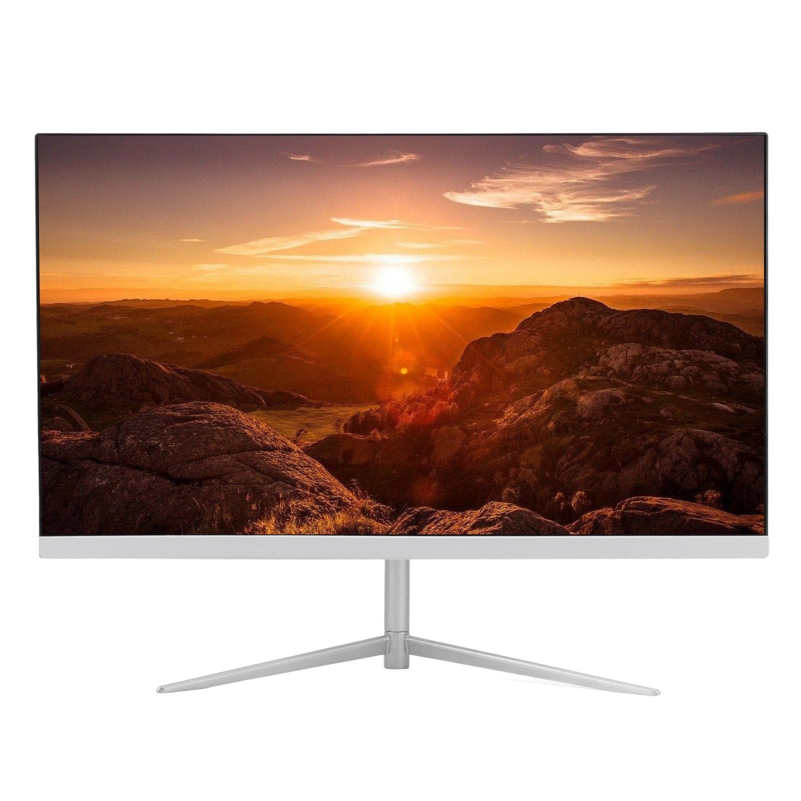 21.5 Inch Monitor 16:10 75Hz 1920x1080 Ultra Slim HD VGA DC Port Desktop Monitor for Industry EU Plug