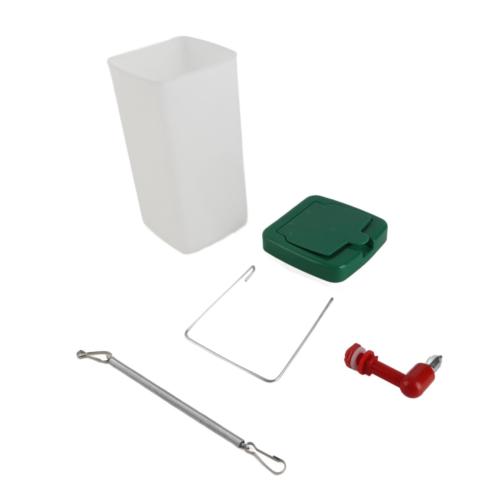 Chicken Nipple Waterer Hanging Leak Proof Large Capacity Poultry Nipple Drinker for Farm 1L L