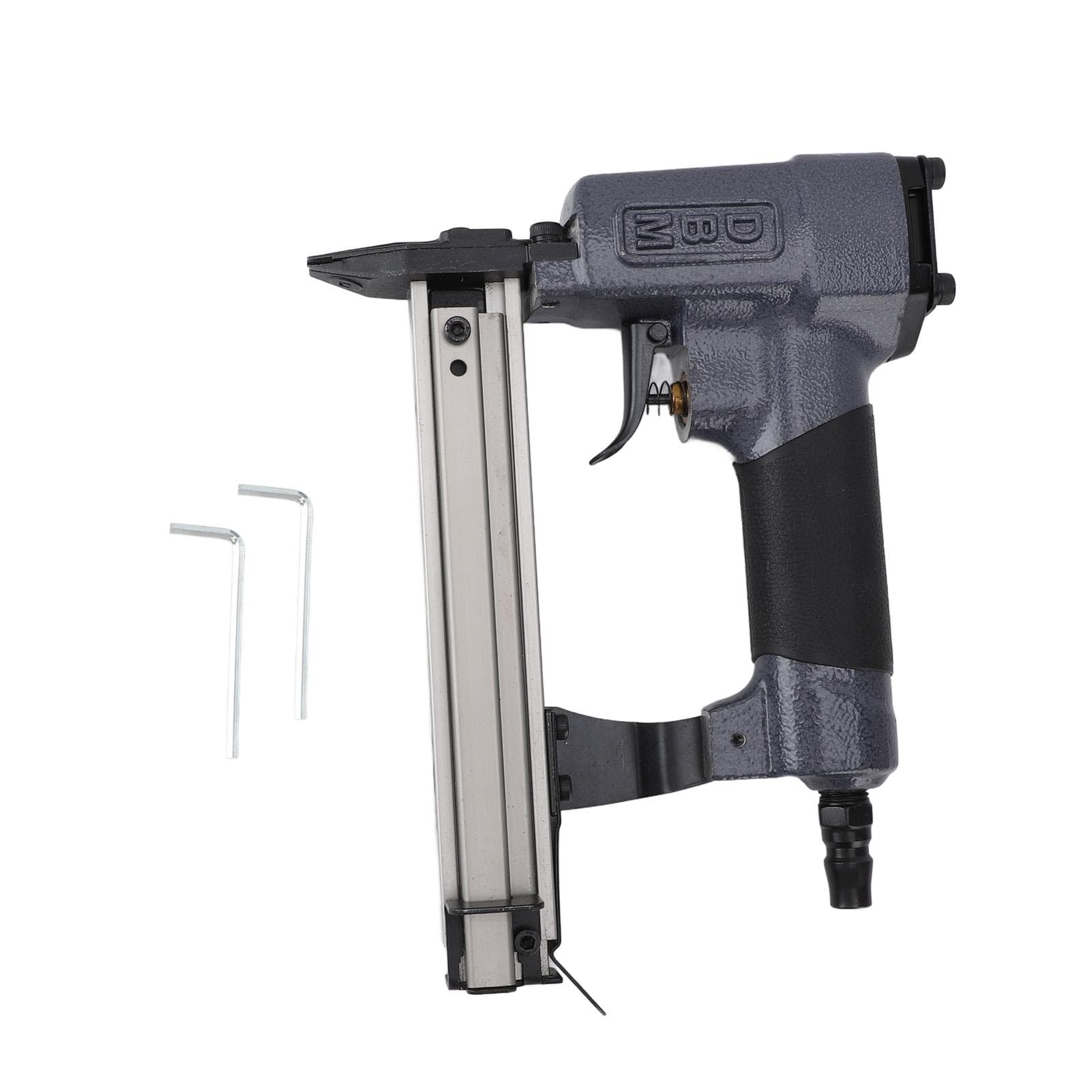 Pneumatic Brad Nailer Quiet 100 Nails Capacity 0.4Mpa to 0.8Mpa Air Nailer Tool for Framing
