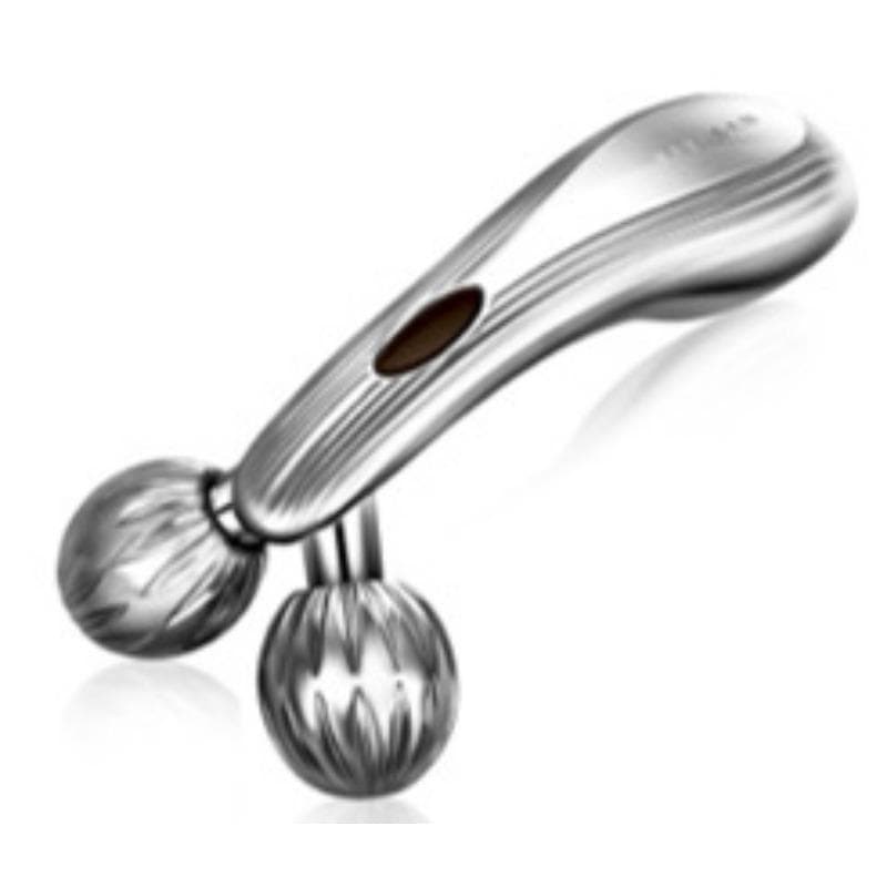 Roller Massager V Face Artifact, Household Beauty Bar Zinc Alloy Metal 3D Rolling Face Massager