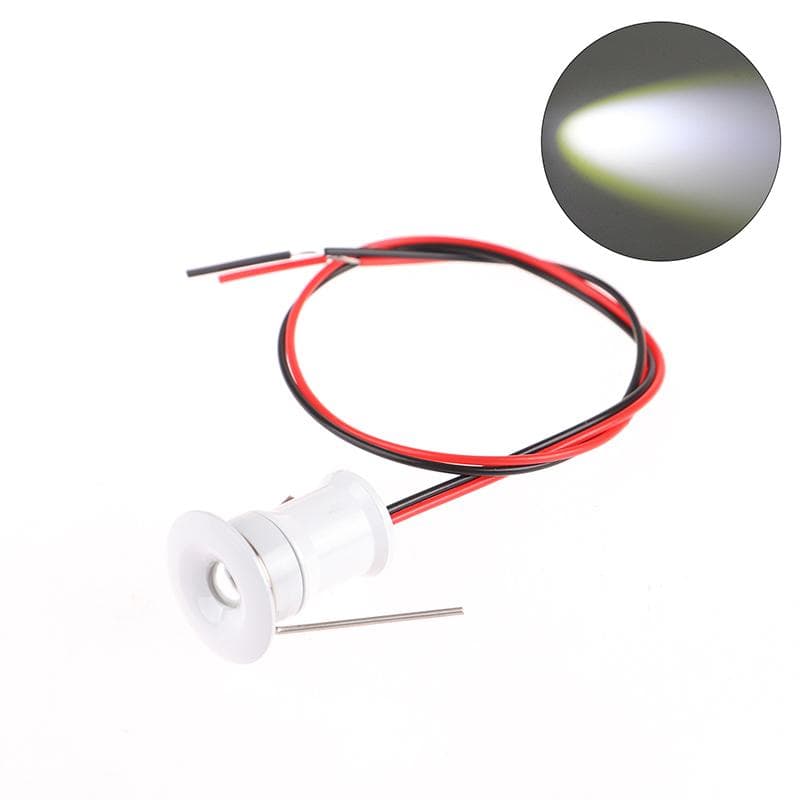 Mini Led Spotlight 12V Dimmable 15Mm Cutout Recessed Downlight Ceiling Lamp Showcase Display Lighting Small Spot Light White Cold white