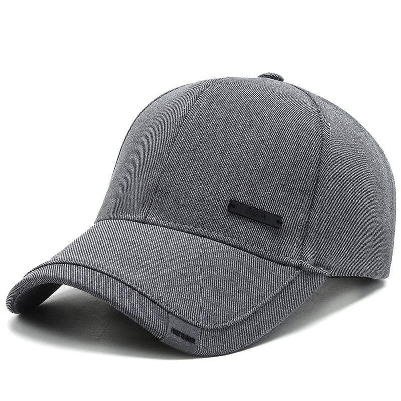Men's Hats, Simple Casual Baseball Caps, Outdoor Sports Hats, Men's Sunshade Sun Hats, Spring And Autumn Sunscreen Sun Hats Adjustable gray