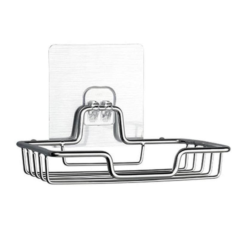 Stainless Steel Bathroom Corner Shower Shelf Wrought Iron Shampoo Storage Rack Holder With Suction Cup Bathroom Accessories