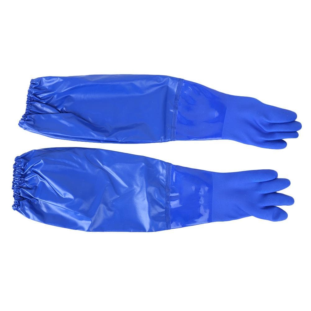 Long Sleeve Anti Chemical Gloves PVC Acid Alkali Oil Resistant Hands Protector for Industry Screwdriver Set
