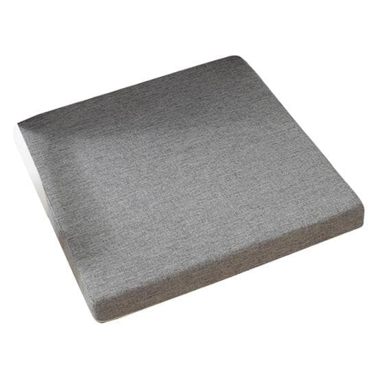 Waterproof Seat Cushion with Anti-Slip Rubber Back Zipper Design Height Comfort Support Multi Colors Mat for Chair Patio Living Room Kitchen Bedroom 40x40cm grey