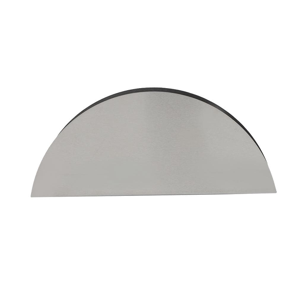 Fan shaped Stainless Steel Napkin Tissue Holder Case Organizer Box (Fat)