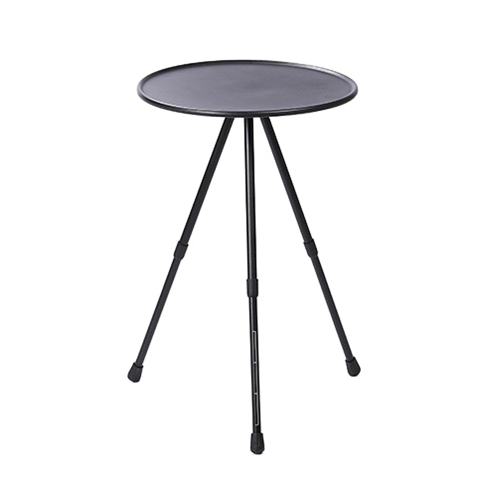 Mini Table Portable Mini Tea Coffee Desk Tripod Table Desk for Camping Hiking Backpacking Fishing black