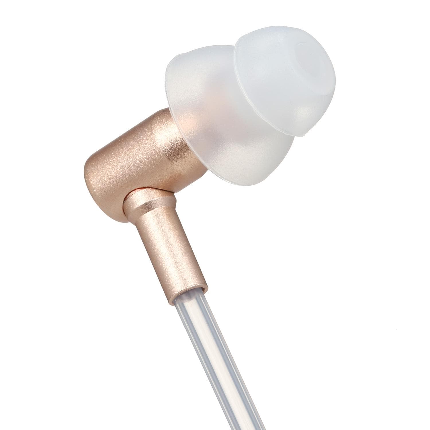 IBRAIN FC31 Air Tube Anti-radiation In-ear Headphones 3.5mm Wired Music Headset Radiation Free gold