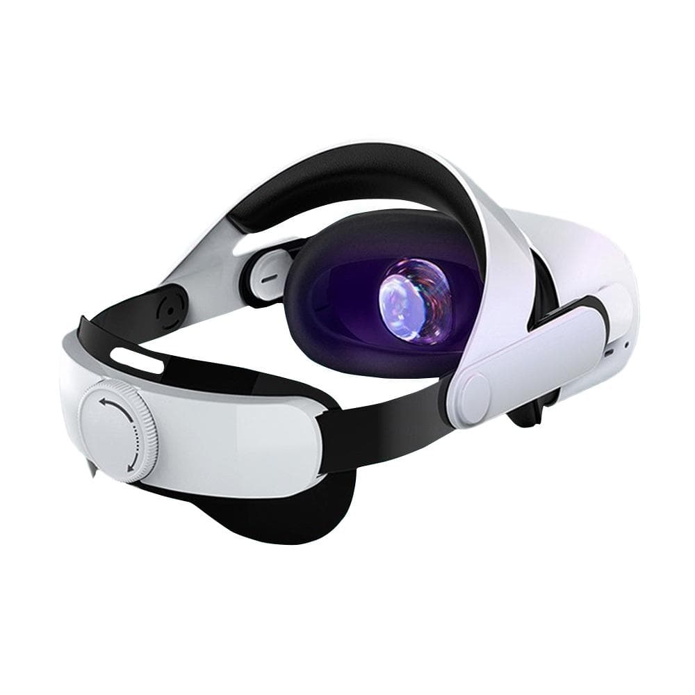 Suitable For Oculus Quest2 VR Glasses  Comfortable Head Wear  Adjustable Balance No Pressure On The white