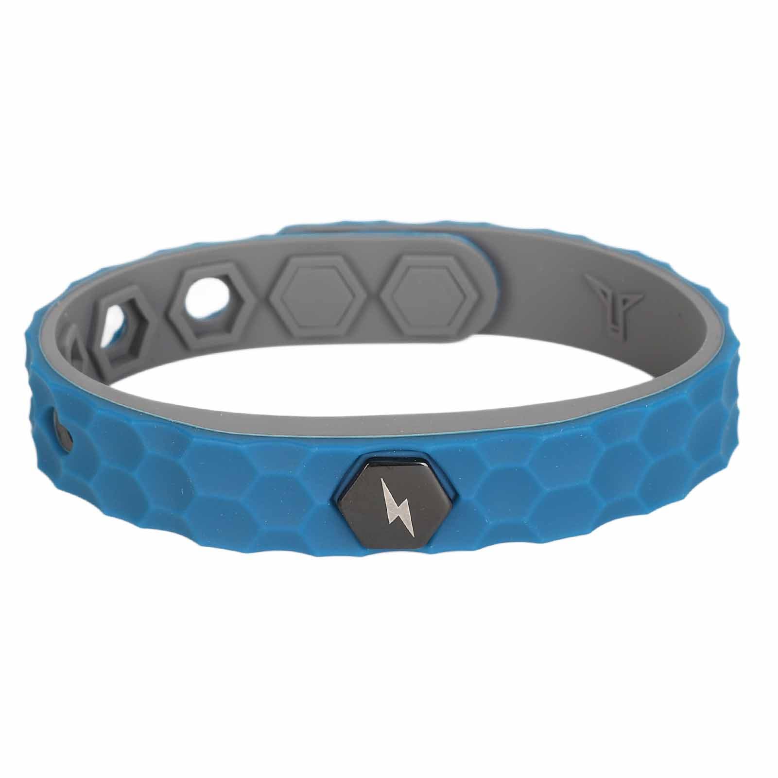 Antistatic Wrist Band Waterproof Comfortable Small Lightweight Anion Bracelet for Men Women Blue blue