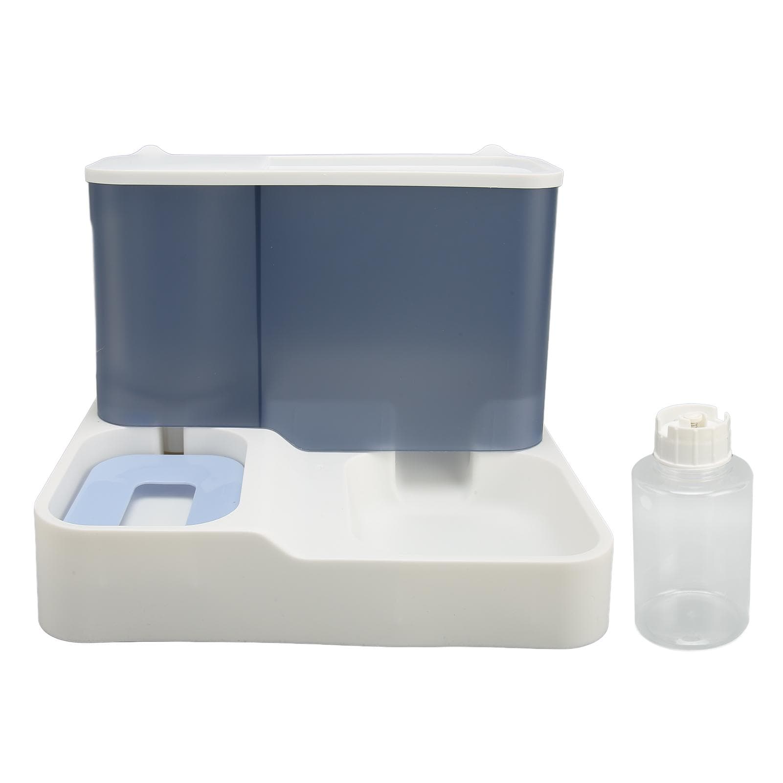 Automatic Cat Feeder Simple Clear Large Capacity 2 in 1 Pet Food Feeder and Water Dispenser for