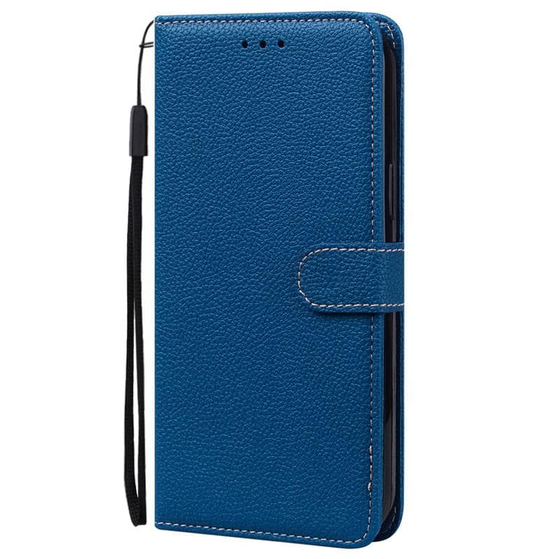 A03 Core Case For Samsung Galaxy A03 Core Case Wallet Flip Leather Case For Coque Samsung Galaxy A03 Core A032F A03 A03S Cover for Samsung A03S navy blue