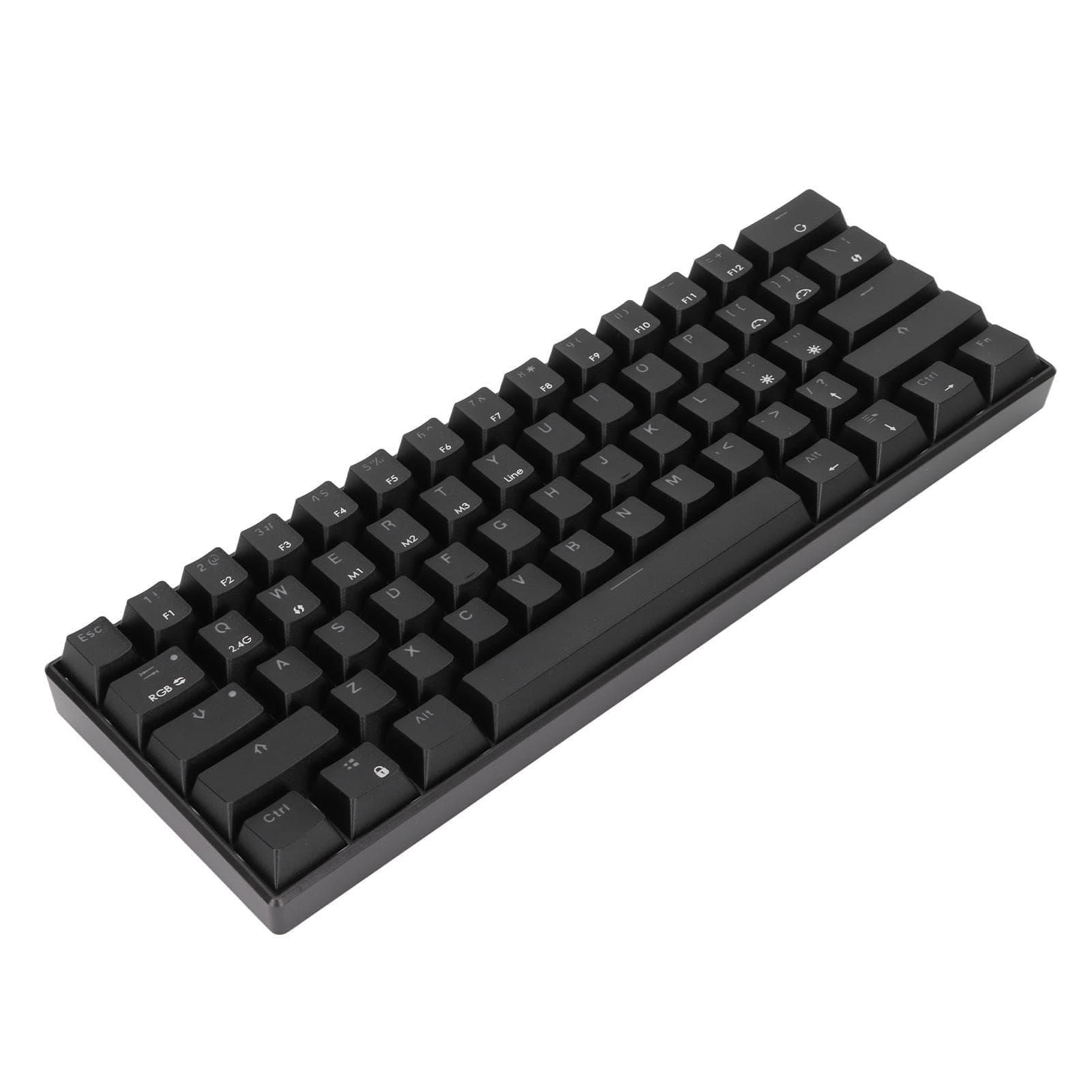 READSON Mechanical Gaming Keyboard 61Keys Support Wireless Portable Ergonomic RGB 3 Modes Black axis