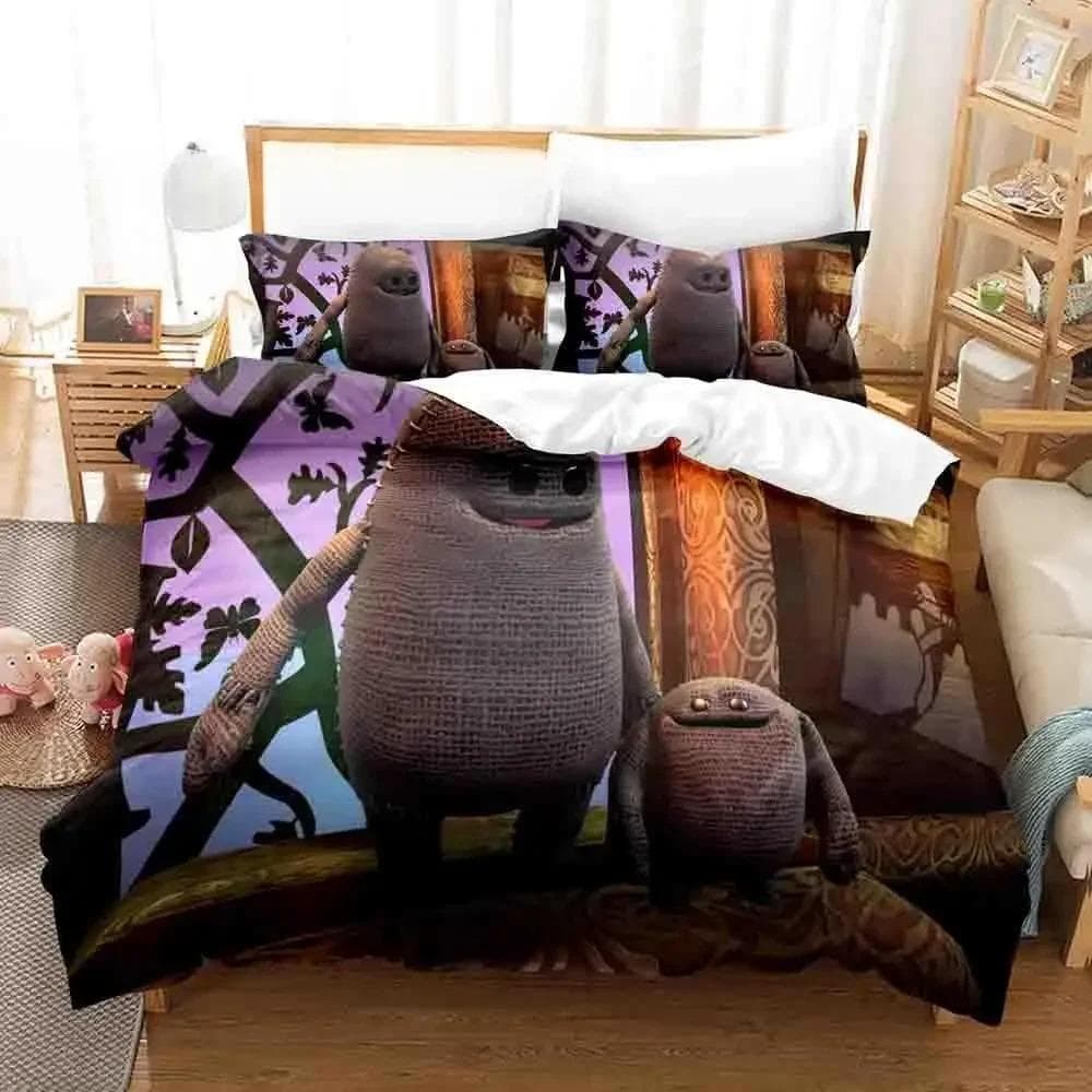 Sackboy Little Big Planet Bedding Set Single Twin Full Queen King Size Bed Set Aldult Kid Bedroom Duvet cover Sets Anime Bed 70x133cm 2pcs