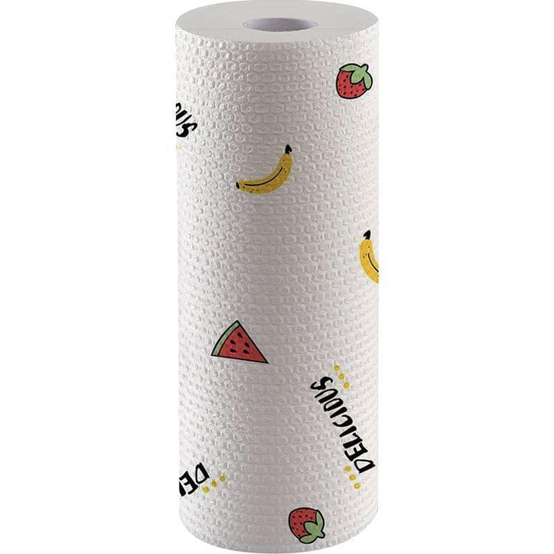 Lazy Cloth Kitchen Wet and Dry Dual Use Washable Non woven Fabric Kitchen Oil Absorbing Paper multicolored