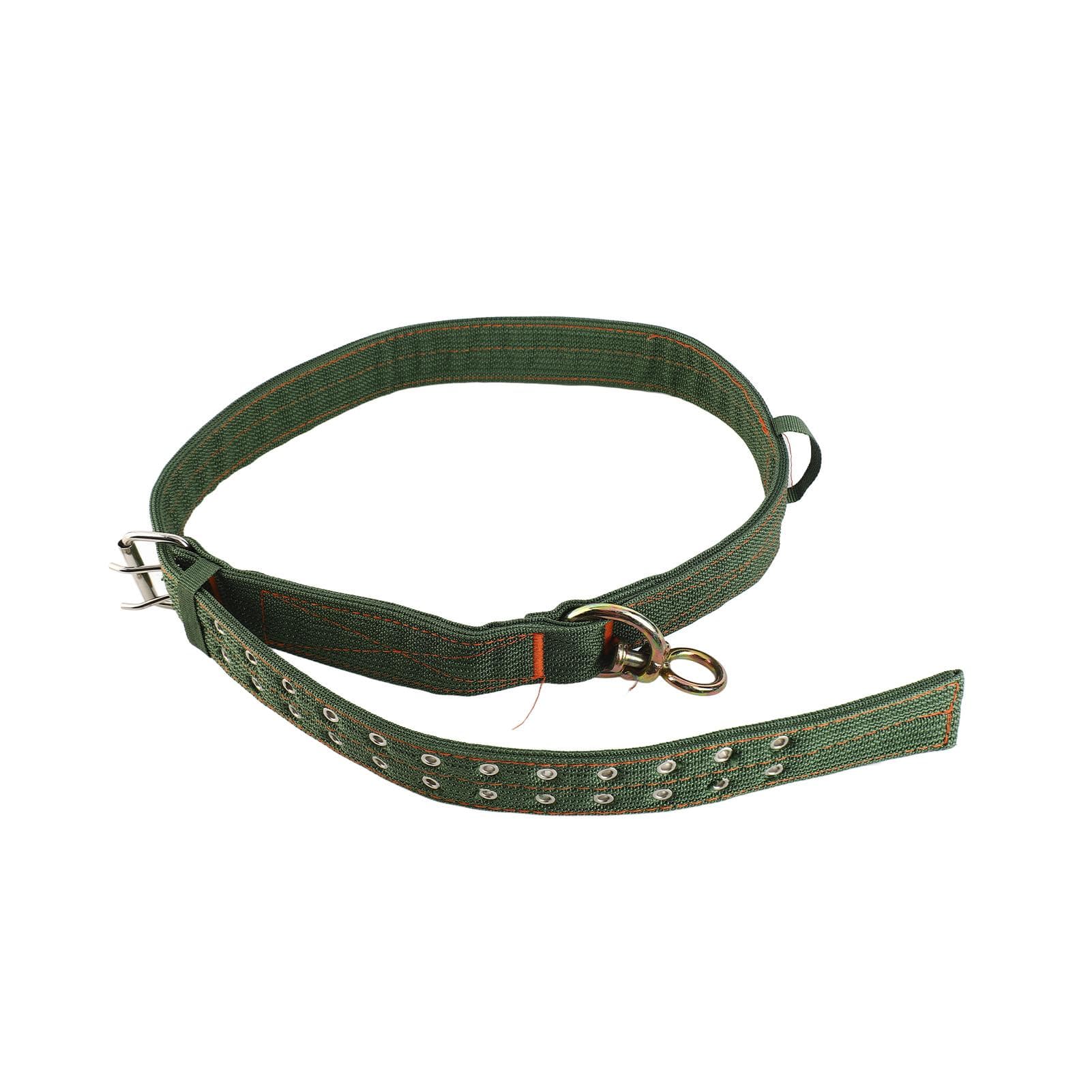 Cow Collar Adjustable 4 Layer Canvas Calf Collar with 2 Rows Metal Buckle for Horse Sheep Cattle Large