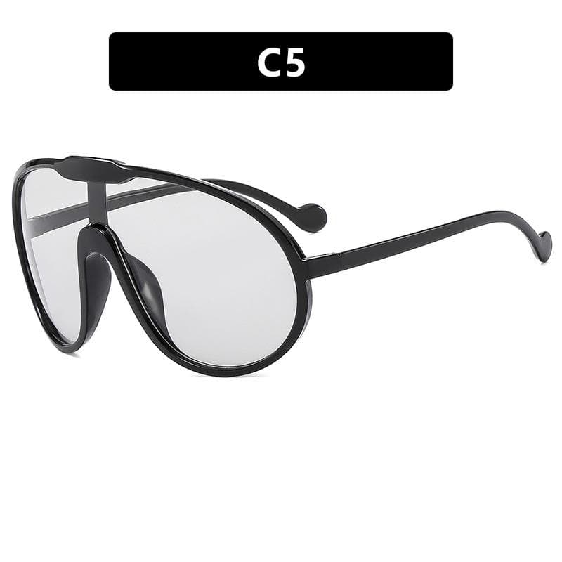 New Large Frame Sunglasses for Women Fashion UV400 Protection Luxury Outdoor Design Personalized Stylish Decorative Glasses