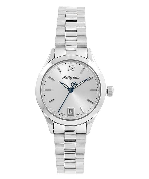 Mathey-Tissot Urban Stainless Steel Silver Dial Quartz D411MAS Women's Watch silver
