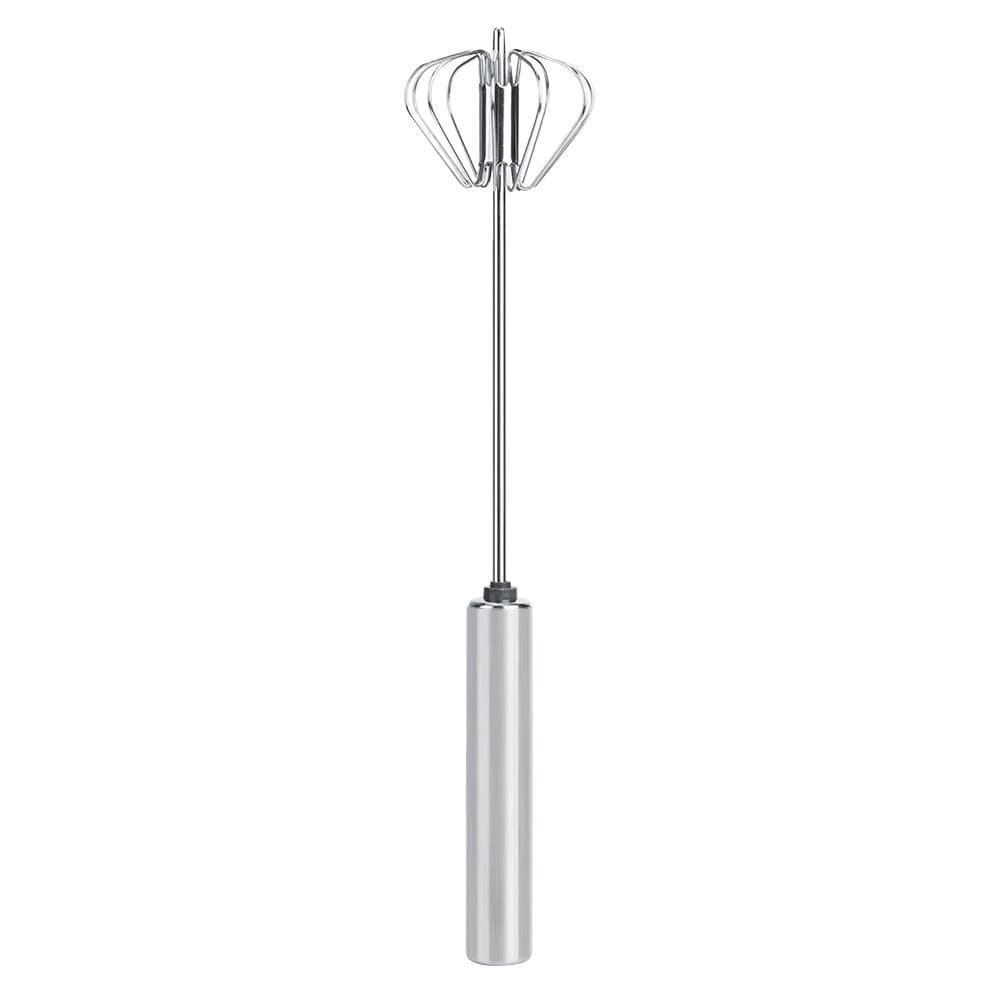 Household Stainless Steel Semi Automatic Egg Beater Cream Mixer Blender Kitchen Utensil 34x7cm