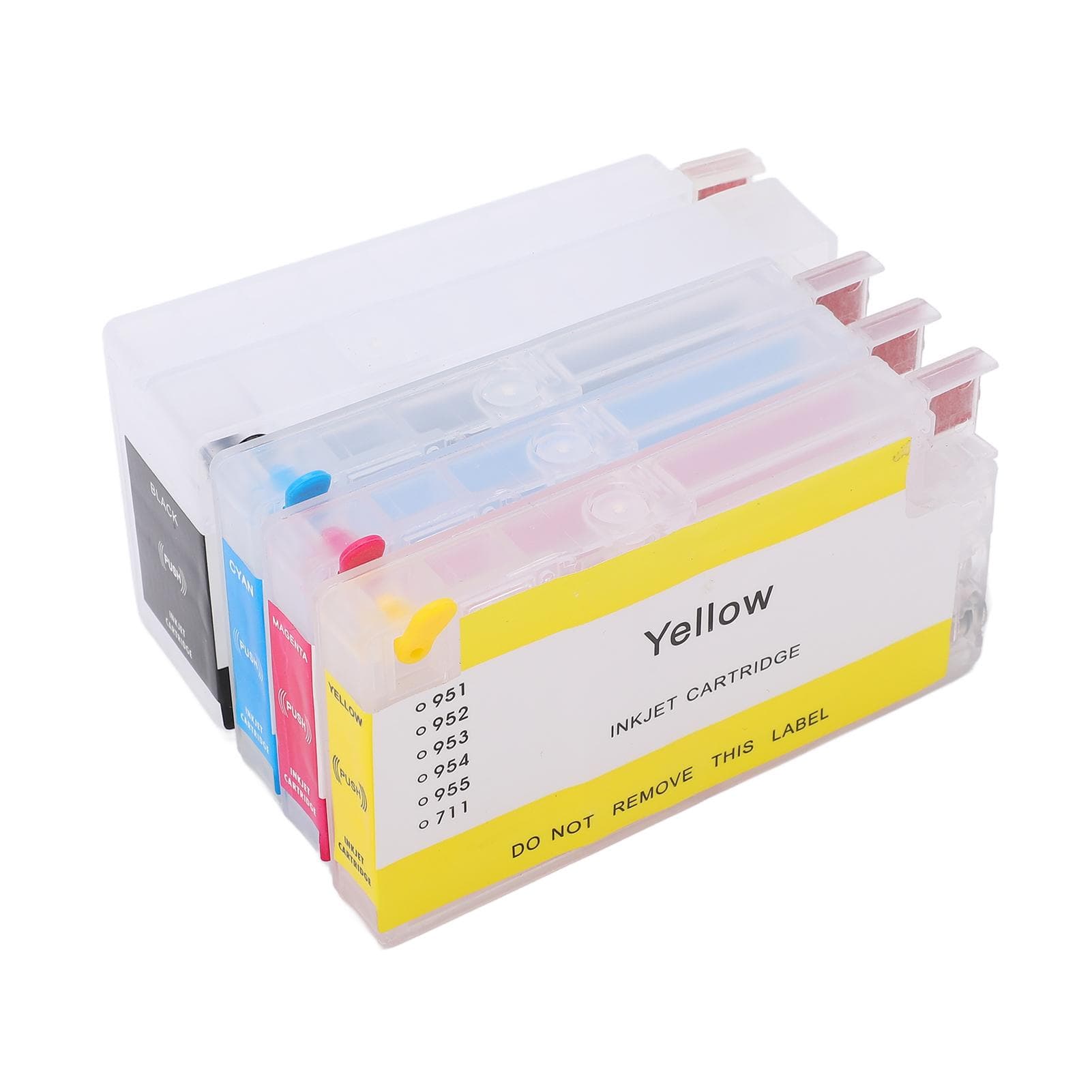 Replacement Ink Cartridge 4 Colors Large Capacity Printer Inkjet Cartridge for HP 952 953 954 955