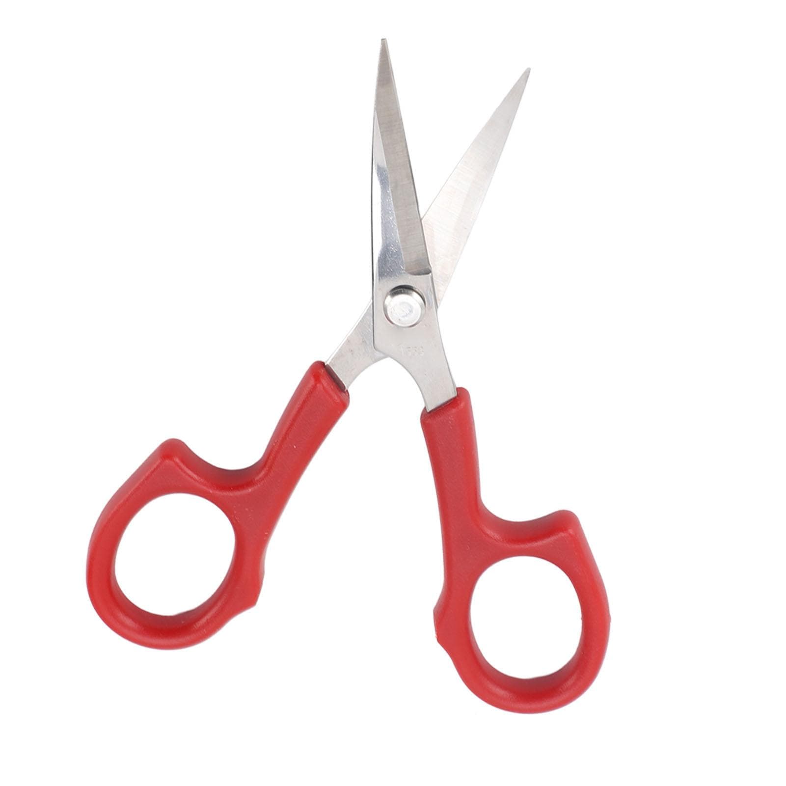 6pcs Embroidery Scissors Stainless Steel Comfortable Handle Crafting Threading Scissors for School