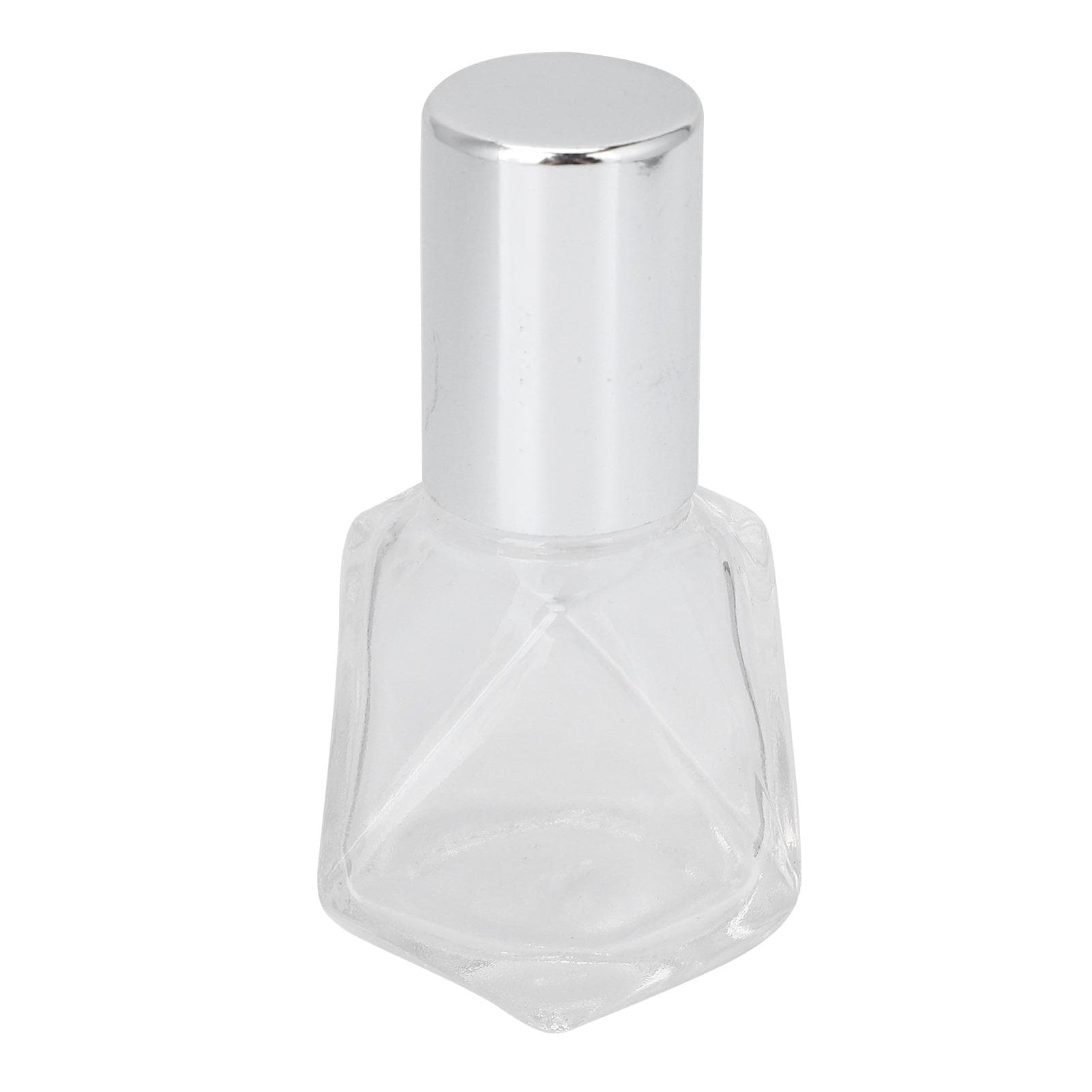 Roll On Refillable Perfume Bottle Empty Glass Aromatherapy Essential Oil Roller Bottles 8ml(Silver